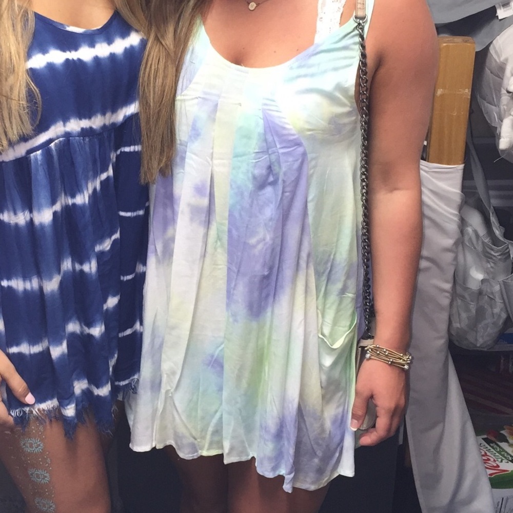 TIE DYE TOBI TANK TOP DRESS